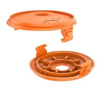 KERYBW Lot de 2 couvercles de bobine de débroussailleuse, compatibles avec Gardena 5344-20, pour Gardena EasyCut ComfortCut PowerCut SmallCut Rasentrimmer