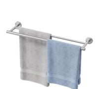 KES Porte-Serviettes Double Porte Serviette Salle de Bain Acier Inoxydable SUS 304 Barre Porte Torchon Mural 60CM Brossé, A2001S60-2