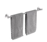 KES Porte-Serviettes Salle de Bain Porte Serviette Murale 65CM Acier Inoxydable SUS304 Barre Seche Serviette Brossé, A2000S65B-2