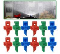 KESLA 20-100 pièces buse de réfraction arroseur outils de jardin Irrigation goutte à goutte 90/180/360 degrés pulvérisateur de brume pour serre Pot plante B-50pcs