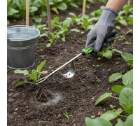 KESOTO Arrache Racines Outil Désherbage Ensemble Jardinage Manuel Acier Inoxydable Contrôle Précis Convient au Potager Massifs Bords Terrasse, Ensemble De Trois Pièces Orange