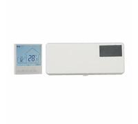 KESOTO Central Control Unit Unité de Commande Chauffage Thermostat d'Ambiance Câblé Écran en Fixation Murale Boîtier Lisse Liaison RS485 Adapté au Logement Atelier Rénovation