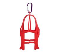 KESOTO Cintre pour Chaussures en Silicone, Support de Rangement, Clips pour Sac à Dos, Utilisation Extérieure, Rouge S M
