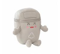 KESOTO Coussin Recyclable Décoratif avec Coton PP Rembourré Peluche Douce Oreiller pour Relaxation Poupée Éducative Sensorielle Adapté aux Enfants Chambre Espace Repos, Gris