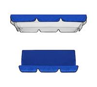 KESOTO Ensemble de Housses de Protection Anti-poussière et Imperméables pour Balancelle Extérieure, Mobilier de Jardin pour Terrasse Ou Véranda, Bleu