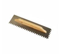 KESOTO Grattoir à Joints de Carrelage Truelle Dentée Outil d'Application Racloir Joints Confort Anti-Fatigue Adapté aux Artisans Pose de Céramique, 48CM, Dents 10x10