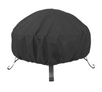 KESOTO Housse de Brasero Coupe-Vent pour Barbecue et Foyer Extérieur. Protection pour Brasero et Foyer. Idéale pour Terrasse, Jardin Ou Extérieur, Noir et Grand