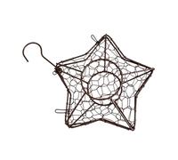 KESOTO Jardinière Murale, Pot de Fleurs Robuste, Jardinière Décorative en Forme D'étoile pour Terrasse et Balcon.