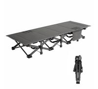 KESOTO Lit Pliant Portable Lit de Camp Lit d'Appoint Couchage Pliable Cadre Acier Coussinage Confort Rangement Compact Adapté au Bureau pour la Repos à la Maison Déplacements Séjours