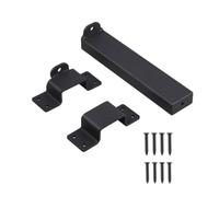 KESOTO Loquet de Porte Coulissante Loquet Serrure Targette Verrou Sécurité Acier Carbone avec Finition Revêtue Quincaillerie Rivetée Installation Simple 19
