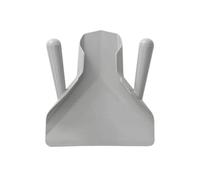 KESOTO Pelle à Frites Pratique Pelle à Frites avec Poignée Anti-Gaspillage Spatule pour Cinéma, Pelle Alimentaire En Plastique À Double Manche, Emballage En Boîte
