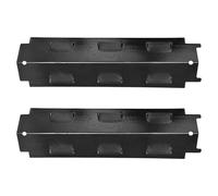 KESOTO Plaque Chauffante pour Barbecue à, Déflecteur, Robuste et Résistante, Couvercle de Brûleur de Rechange pour Le Camping dans Le Jardin, 2 Pièces
