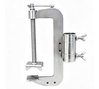 KESOTO Support Parapluie Pêche Bracket Umbrella Fixation Étau Acier Inoxydable Plaque 5 Mm Résistant à la Rouille Douille 28 Mm Ouverture 3 à