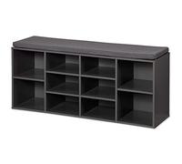 Kesper 1592313 Meuble à Chaussures avec Assise Gris