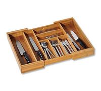 Kesper 17085 Range-couverts extensible Bambou De 35 à 58 cm