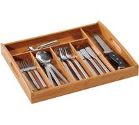 Kesper 17187 Range-Couverts en Bambou 38 x 32 x 4 cm