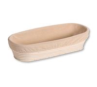 KESPER 19633 Panier de fermentation en rotin avec doublure textile amovible 35,5 x 15,5 x 9 cm