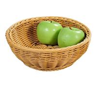 KESPER 19802 Corbeille de Fruits/Pain Plastique Marron 24 cm