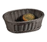 KESPER 19826 Corbeille de Fruits/Pain Ovale Bois Gris 29,5 x 23 x 9,5 cm