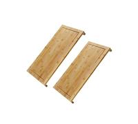 Kesper - 2 plaques de coupe et couvercle - bois de bambou - 54 x 28 x 4 cm - Grande couverture robuste avec rainure - Idéal également comme base de coupe ou planche à découper, 58590.2