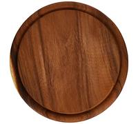 Kesper 20442 Planche à Découper Ronde Bois Nature 25 x 25 x 1 cm