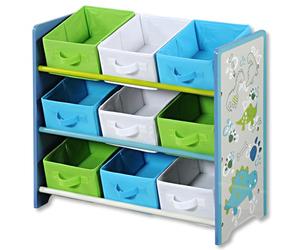 Kesper 2051991 Enfant Support de Rangement avec Motif Dino 40 x 30 x 10 cm