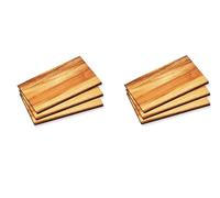Kesper # 23403 Lot de 6 planchettes de Petit-déjeuner Bois d'acacia