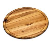 KESPER 28462 Plaque de Pizza Bois Marron 32 x 32 x 5 cm