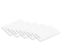 Kesper 30470 | Lot de 5 planches à découper en plastique blanc 29 x 19,5 x 0,5 cm, Cuisine Accessoires