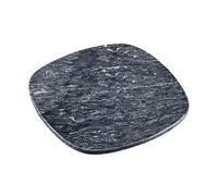 Kesper 38410 Plateau de service en marbre massif 25 x 25 x 1 cm Gris poli