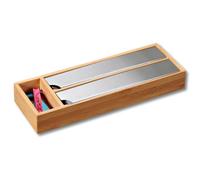 Kesper 58040 Distributeur de Feuille pour Tiroir Plastique Marron 39,5 x 13 x 5,5 cm