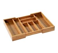 Kesper 5808513 Range-Couverts en Bambou certifié FSC Taille Variable 35 x 43 x 6,5 cm Marron