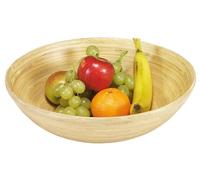 Kesper 63025 Corbeille a Fruits Bambou Nature Diamètre 25cm - hauteur 8 cm