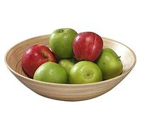 Kesper 63030 Corbeille à Fruits Bambou Nature 30 x 30 x 9 cm