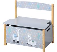 Kesper Banc pour enfants gris - motif alpaga