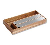 Kesper | Distributeur de film, Matériel: bois d'acacia, dimensions: 42 x 19 x 5,4 cm, couleur: marron | 28041 13