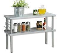 Kesper Étagère de Cuisine 27818 avec Support pour ustensiles Gris