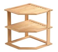 Kesper Étagère de cuisine en bambou 25 x 25 x 27 cm Marron 58804