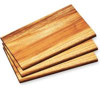 KESPER Lot de 3 planches à petit-déjeuner en bois d'acacia