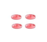 Kesper | Lot de 4 coquetiers, matériau : Ø 10 x H 2 cm, mélamine, dimensions : cm, couleur : rose | Le compagnon idéal pour le petit-déjeuner