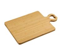 KESPER | Planche à découper et de service avec poignée en forme de cœur, matériau : bambou certifié FSC®, dimensions : 46 x 28 x 1,8 cm | 58496