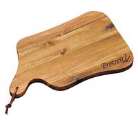 Kesper Planche à découper et de servir avec inscription « Brozeit » en bois d'acacia de couleur bois Dimensions : 35 x 22 x 1,8 cm, 2860064