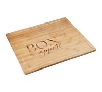 KESPER | Plaque de buffet/plaque de recouvrement de cuisinière, matériau: bambou, dimensions: 56 x 50 x 4 cm, épaisseur du bois : 1,6 cm, couleur : marron | 58597 13