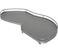 Kesseböhmer Le Mans II tablette à accrocher argent/gris 400 droite