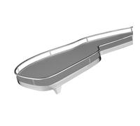 Kesseböhmer LeMans II Ferrure pour élément d'angle Gauche 450 mm Gris