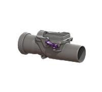 Kessel backwater double fermeture Staufix DN 50