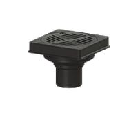 KESSEL-Drain de cour intérieure Ecoguss 67110B DN100 carré Lock+Lift