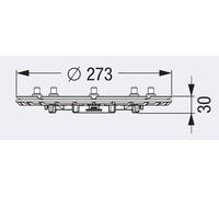 Kessel drain de douche cm 48410