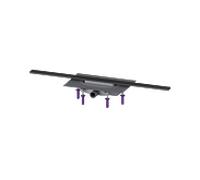 Kessel Linearis Infinity drain de douche 90 cm noir 45302.09