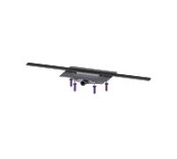 Kessel Linearis Infinity drain de douche 100 cm noir 45302.10